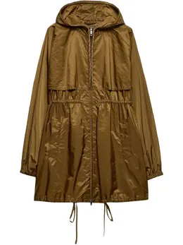 Prada: Коричневый плащ 