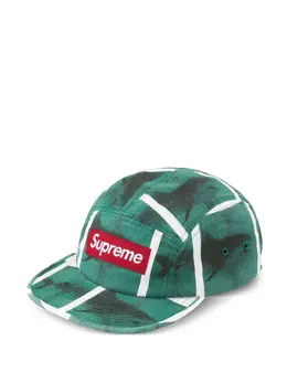 Supreme: Зелёная кепка  Camp