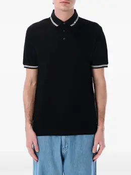 Emporio Armani: Поло с принтом 