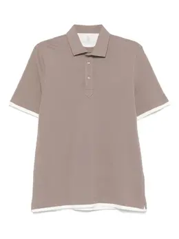 Brunello Cucinelli: Коричневое поло 