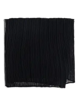 Pleats Please Issey Miyake: Чёрный шарф 