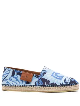ETRO: Синие мокасины 