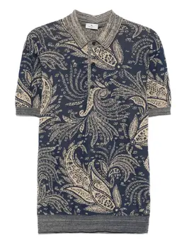 ETRO: Жаккардовое поло 