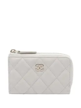CHANEL Pre-Owned: Белый кошелёк 