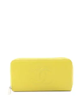 CHANEL Pre-Owned: Жёлтый кошелёк 