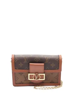 Louis Vuitton Pre-Owned: Коричневая сумка через плечо 