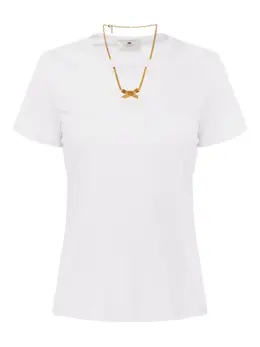 Elisabetta Franchi: Белое колье 
