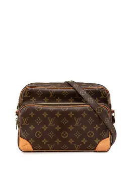 Louis Vuitton Pre-Owned: Коричневая сумка через плечо 