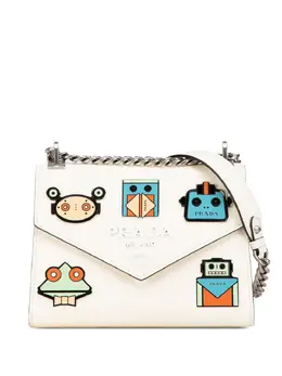 Prada Pre-Owned: Белая сумка через плечо 