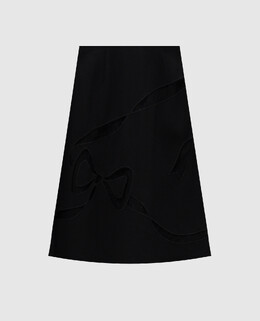 Red Valentino: Чёрная юбка 