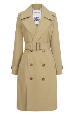 Burberry: Хлопковый плащ 