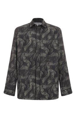 Corneliani: Шёлковая рубашка 