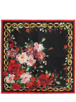DOLCE & GABBANA: Шарф с принтом 