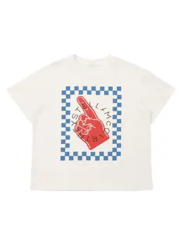 STELLA MCCARTNEY KIDS: Хлопковая футболка 