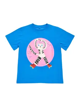 STELLA MCCARTNEY KIDS: Хлопковая футболка 