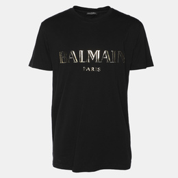 Balmain: Чёрная футболка 