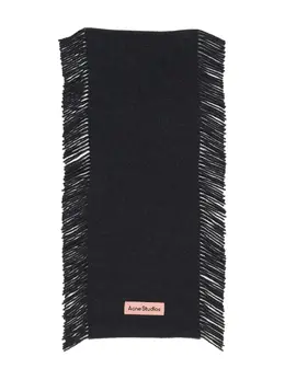 Acne Studios: Чёрный шарф 
