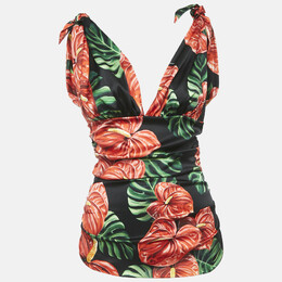 Dolce & Gabbana: Чёрный топ 