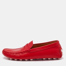 Tod's: Красные мокасины 