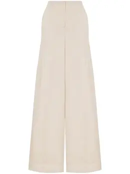 Alberta Ferretti: Бежевые брюки 