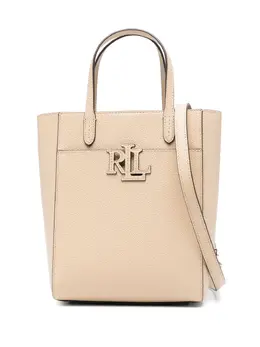 Lauren Ralph Lauren: Коричневая сумка-шоппер 