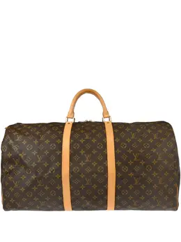 Louis Vuitton Pre-Owned: Коричневая дорожная сумка 