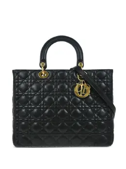 Christian Dior Pre-Owned: Чёрная сумка-шоппер 