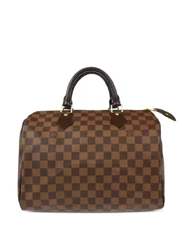 Louis Vuitton Pre-Owned: Коричневая сумка-шоппер 