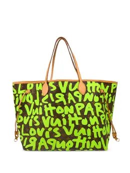 Louis Vuitton Pre-Owned: Зелёная сумка-шоппер 