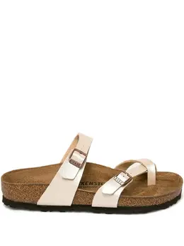 Birkenstock: Бежевые сандалии  Mayari