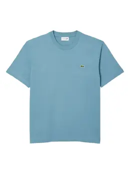 Lacoste: Голубая футболка 
