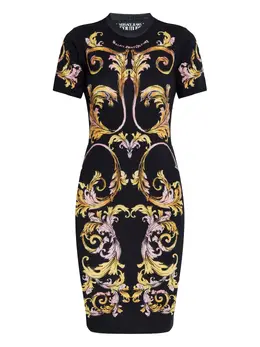 Versace Jeans Couture: Платье с принтом 