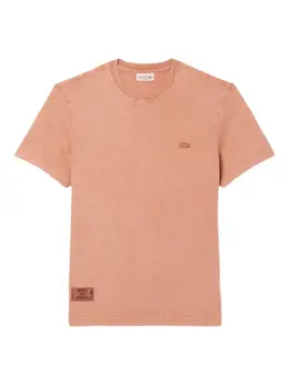 Lacoste: Оранжевая футболка 
