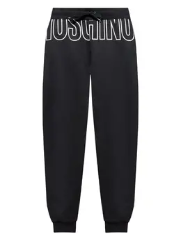 Moschino: Брюки с принтом 