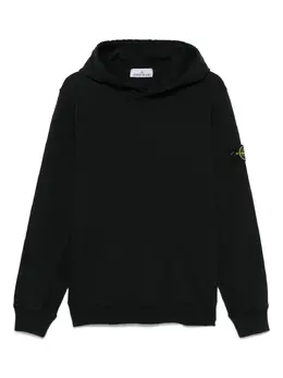 Stone Island: Чёрная толстовка  Compass
