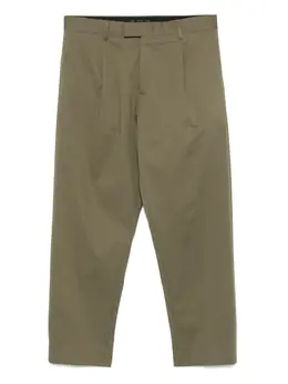 Low Brand: Брюки цвета хаки 