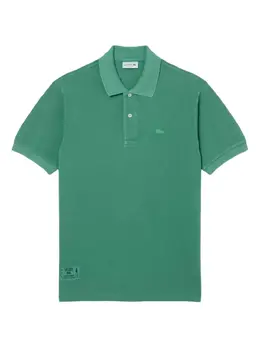 Lacoste: Зелёное поло 