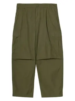 Carhartt WIP: Зелёные брюки 