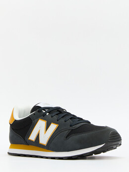 New Balance: Чёрные кроссовки 