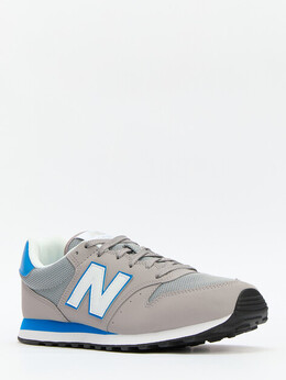 New Balance: Серые кроссовки 