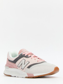 New Balance: Светлые кроссовки 