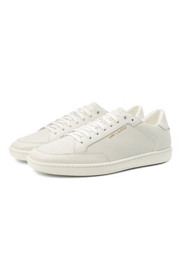Saint Laurent: Белые кеды  Court Classic SL 10