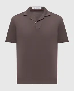 Brunello Cucinelli: Коричневі поло 