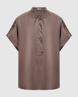 Brunello Cucinelli: Коричневі топи 