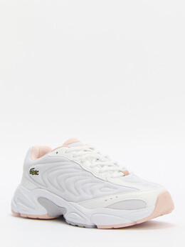 Lacoste: Белые кроссовки 