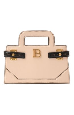 Balmain: Бежевая сумка  B-Buzz