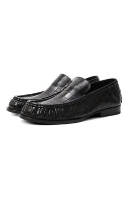 Dries Van Noten: Чёрные лоферы 