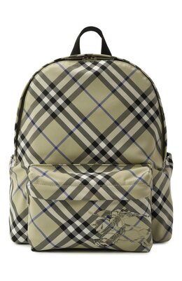 Burberry: Рюкзак цвета хаки 