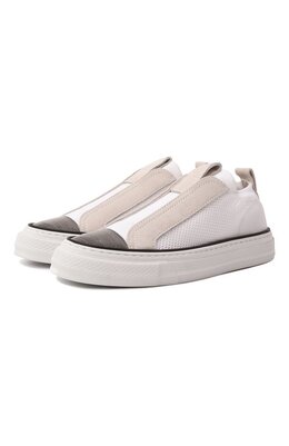 Brunello Cucinelli: Белые кеды 
