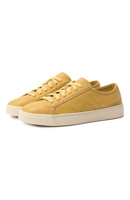 Santoni: Жёлтые кеды 